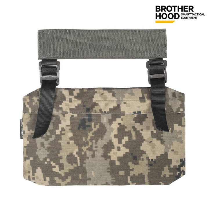Ballistic Plate Pocket 10.4" x 5.9" for Lower Back Protection 2.0 Pixel Camo