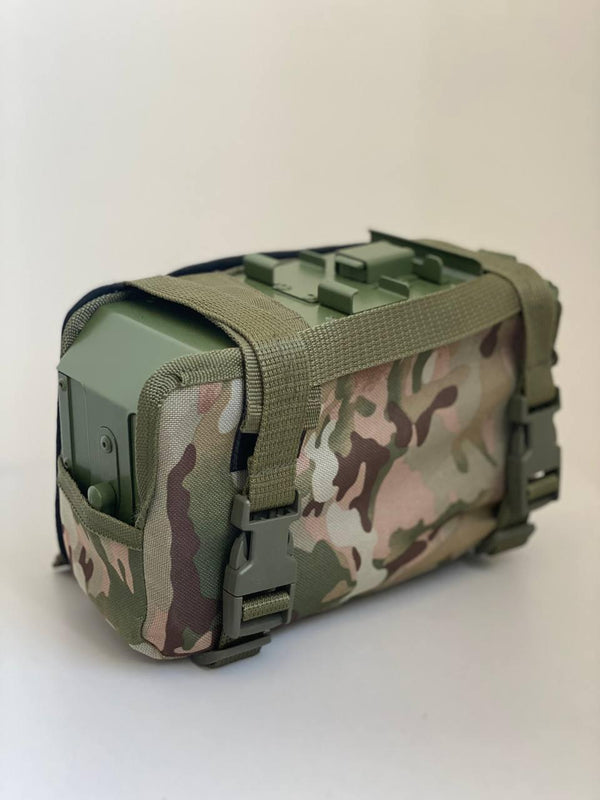 Open Ammo Pouch for PKM Box (Upgraded, for Machine Gunner) Multicam Camo
