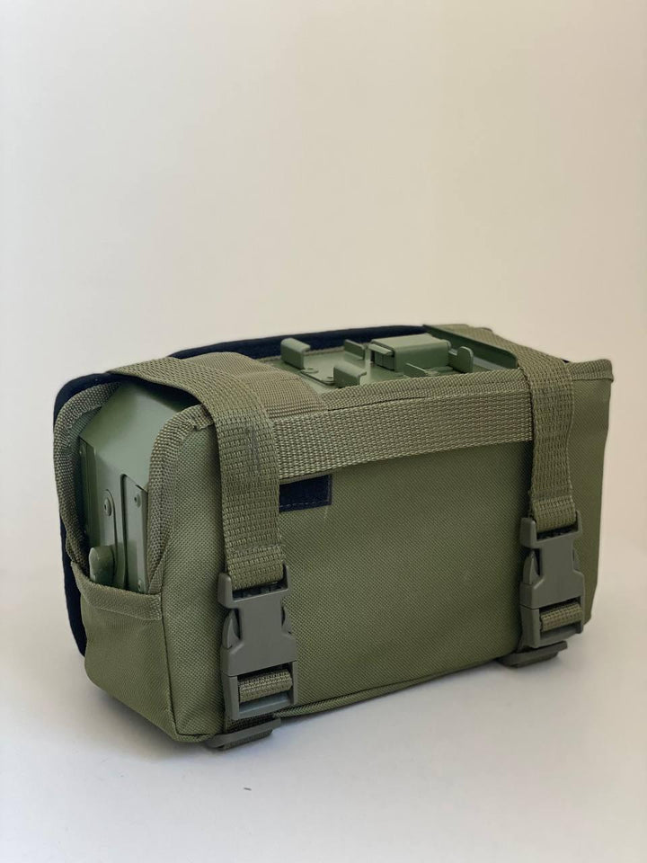 Open Ammo Pouch for PKM Box (Upgraded, for Machine Gunner) - Olive