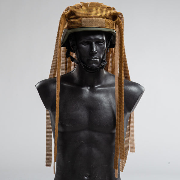 Coyote Camouflage Head or Helmet Cover - Light Coyote Color