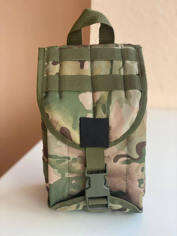 Tactical Medical Pouch with Tear-Off Back (Multicam) (Olive)