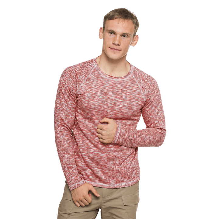 Brotherhood Men's Pullover T.OR Red Melange 2XL