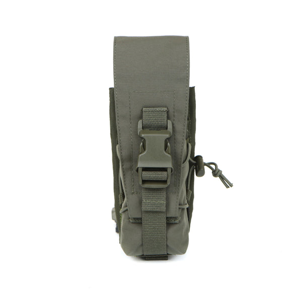 Universal Closed Magazine Pouch for AK and AR in Ranger Green MOLLE