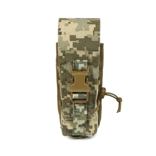 Universal Closed Magazine Pouch for AK and AR - Pixel MOLLE