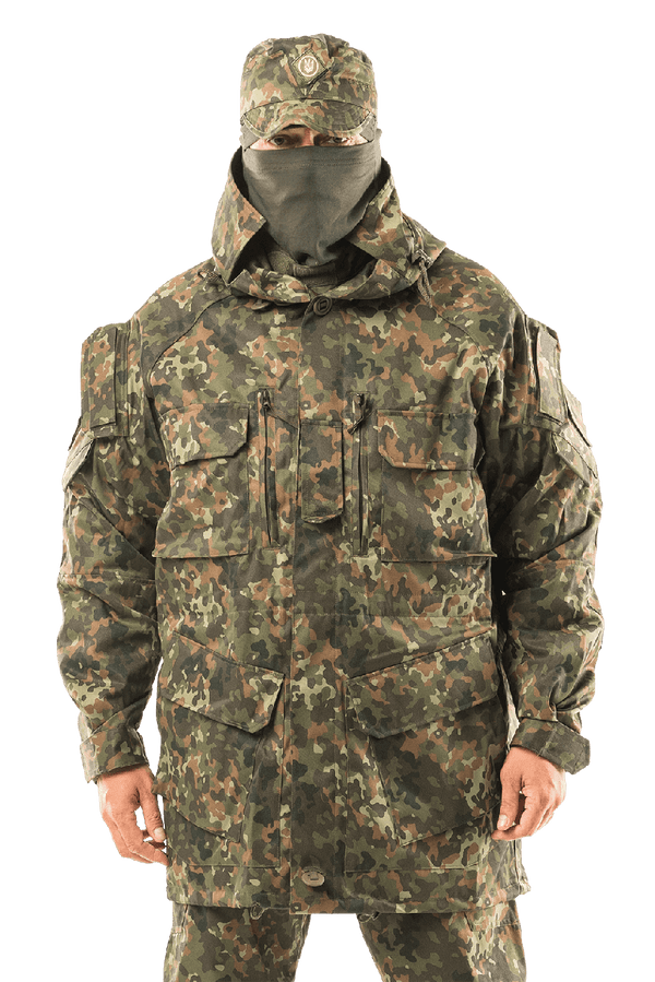Brotherhood Gorka Tactical Camouflage Jacket for Armed Forces - Flecktarn