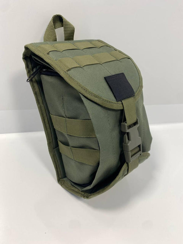 Tactical Medical Pouch with Tear-Off Back, Olive Drab