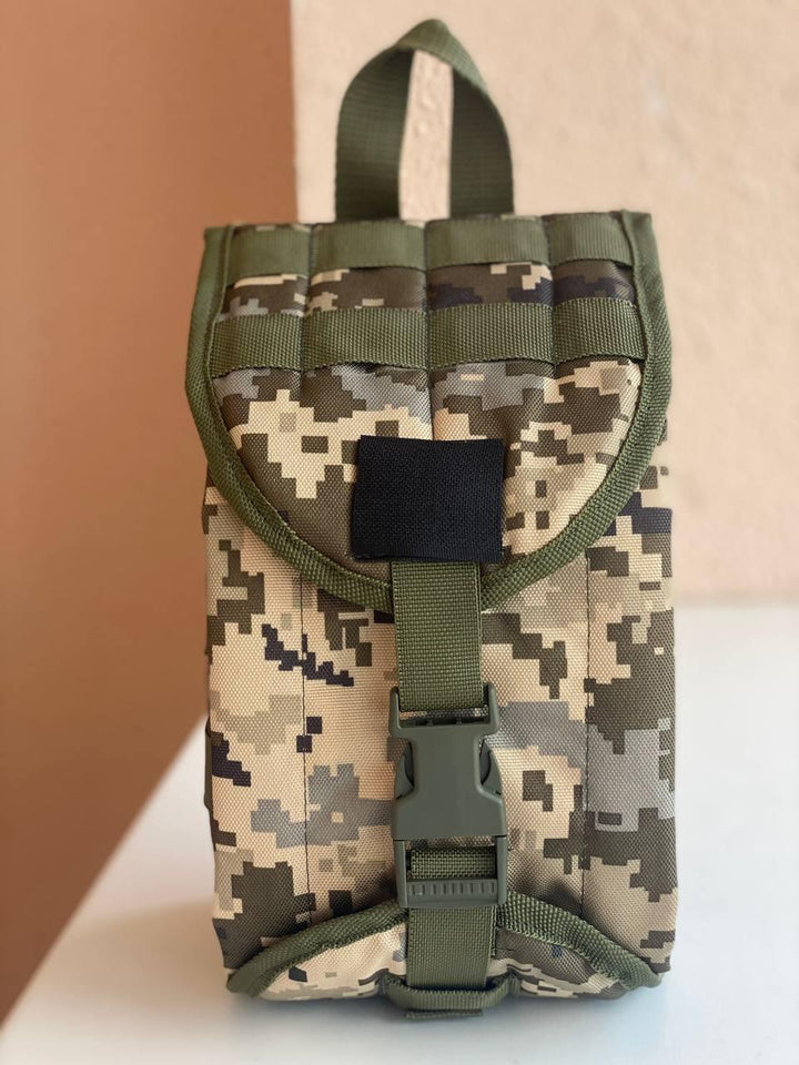Tactical Medical Pouch with Tear-Away Back (Pixel Camo)