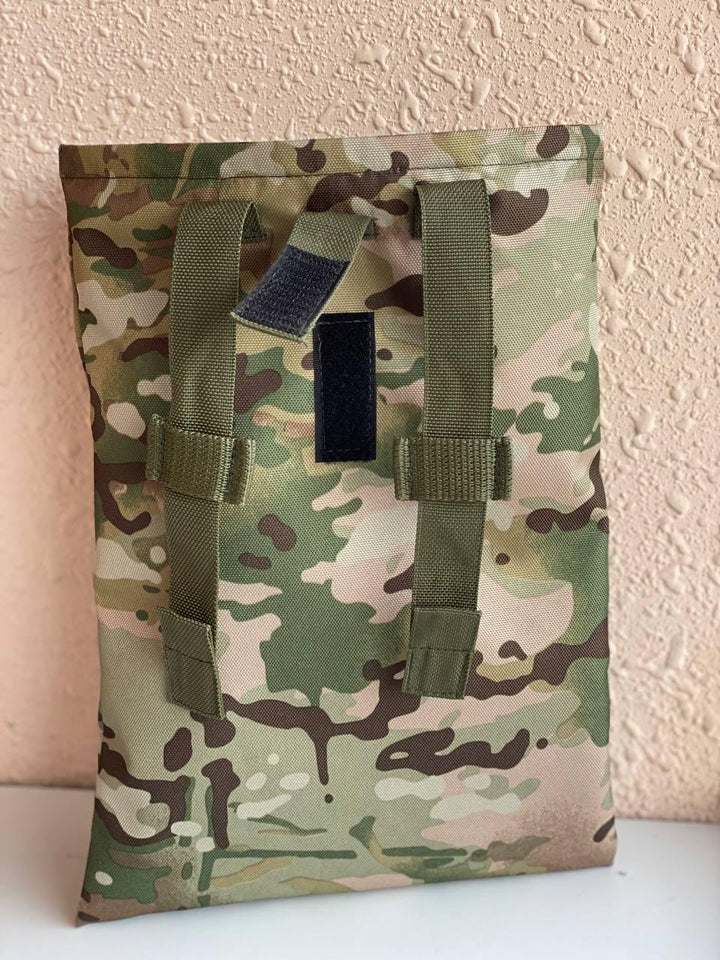 MOLLE MultiCam Magazine Dump Pouch with Liner (Pixel, Olive)