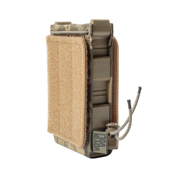 Single AK Magazine Pouch Velcro Pixel Camo