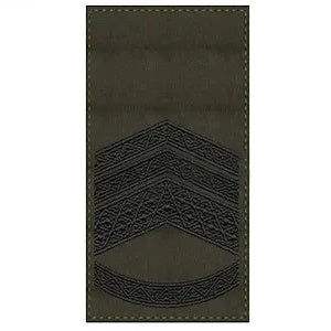 Senior Master Sergeant Patch with Velcro - Olive Drab