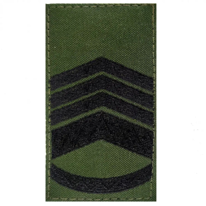 Master Sergeant Rank Insignia Patch - Olive Drab