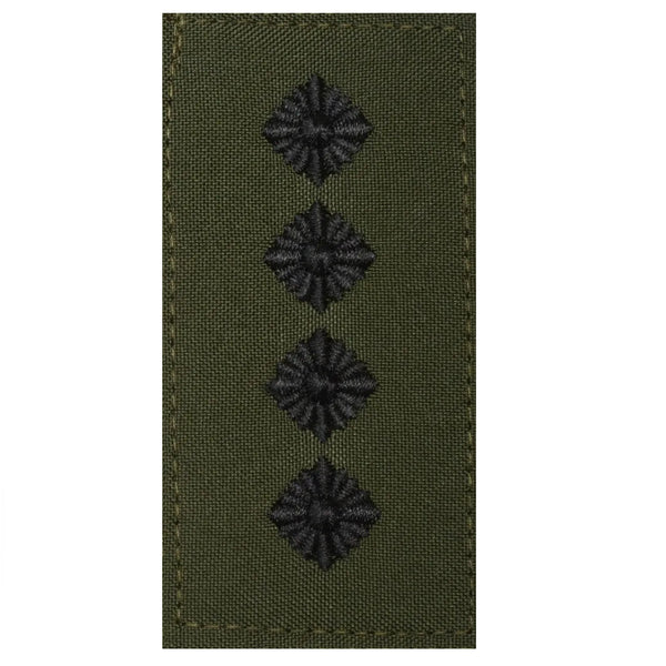 Captain Rank Insignia Patch, Olive Drab