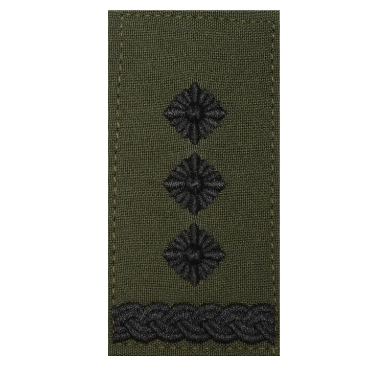 Colonel Rank Insignia Patch, Olive Green