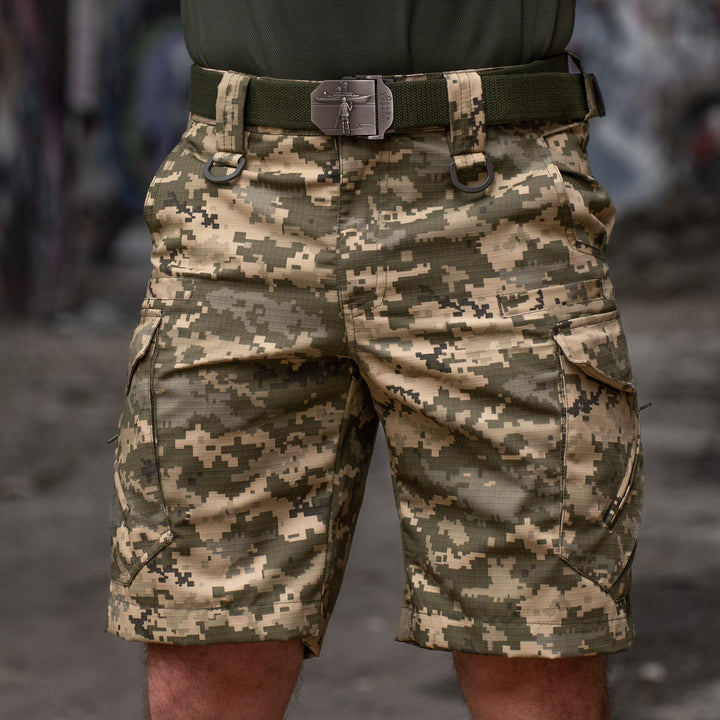 MM14 Camo Rip Stop Scout Shorts, Size 6XL