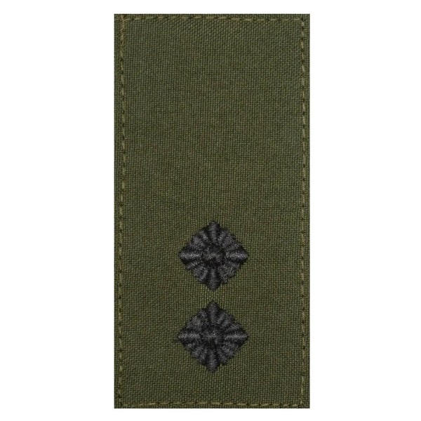 Lieutenant Rank Insignia Patch, Olive Drab