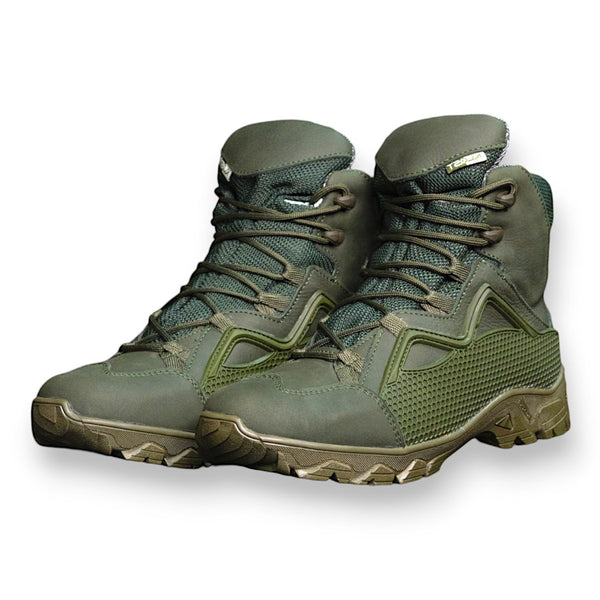 CAT II Tactical Boots, Olive Green, Size 8 (39)