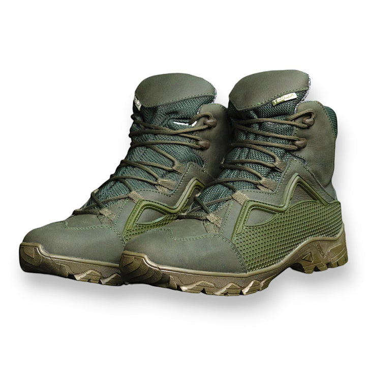CAT II Tactical Boots, Olive Green, Size 8 (39)