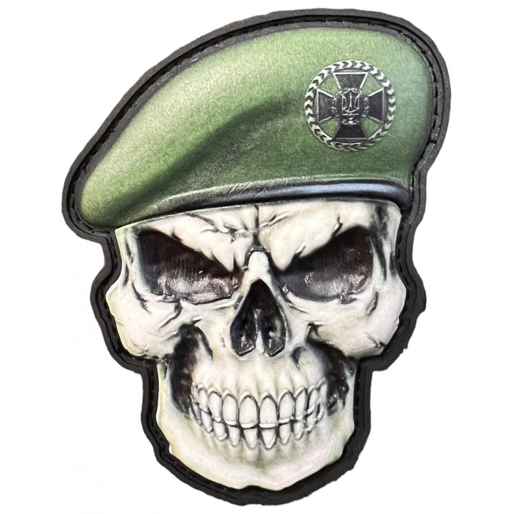 PVC Skull Patch, Universal Military Design