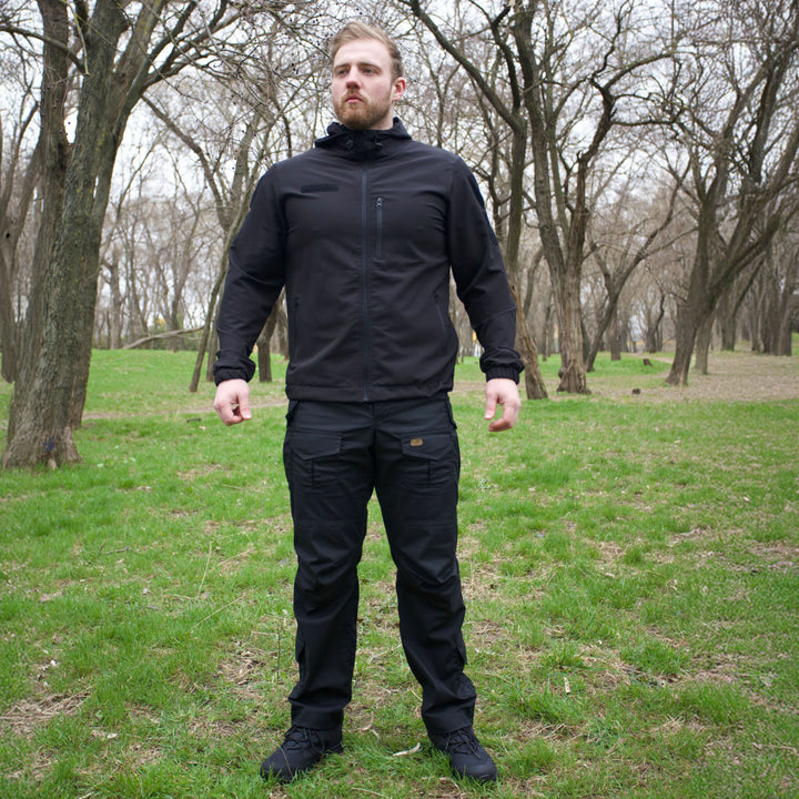 Klost Double Weave Tactical Jacket, Black, 3XL