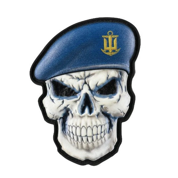 PVC Skull Patch for Ukrainian Navy