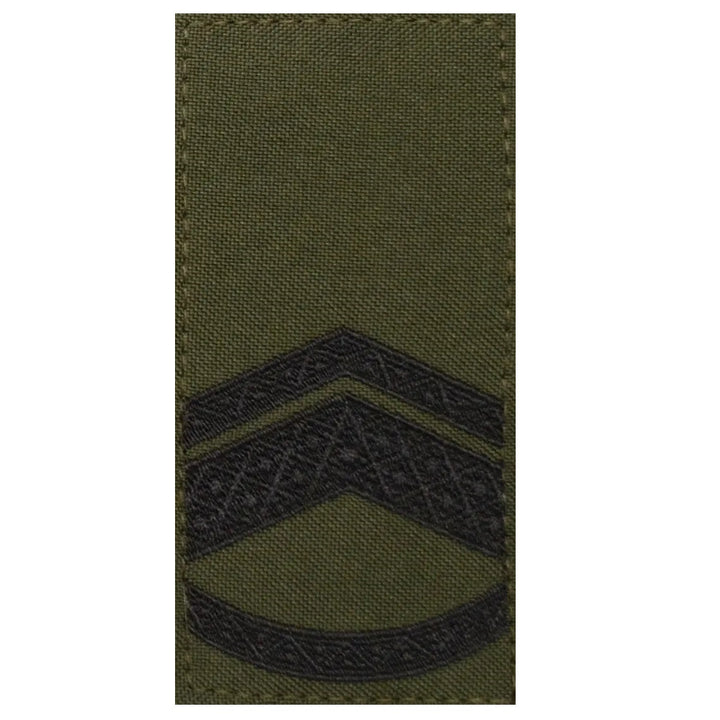 Master Sergeant Patch with Velcro, Olive Drab