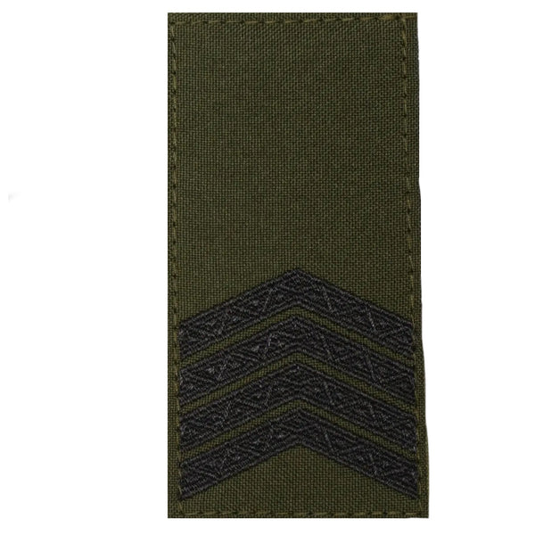 Olive Senior Sergeant Patch with Velcro