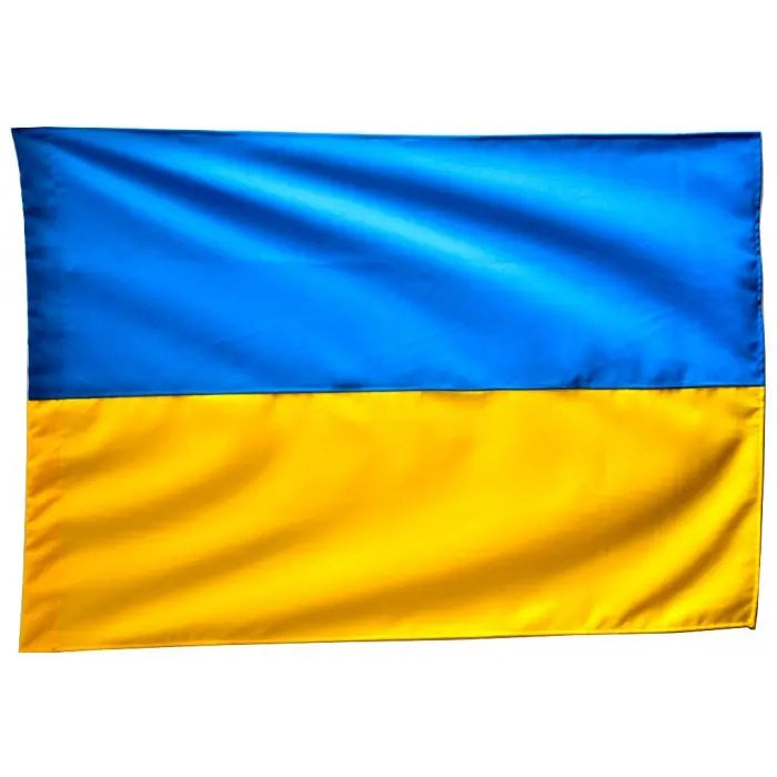 Ukrainian Flag, 35.4" x 53.1", Gabardine, For Flagpole