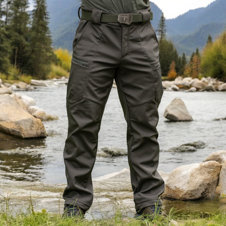 KLOST Winter Soft Shell Pants in Olive Green
