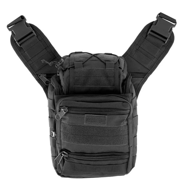 Silver Knight Tactical Multi-Purpose Shoulder Bag, 6L, Black
