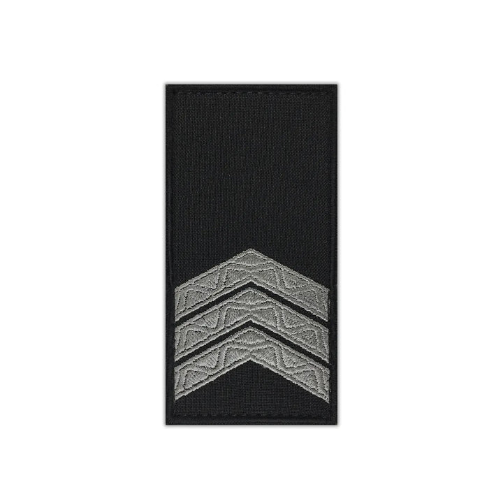 Black Police Sergeant Epaulet