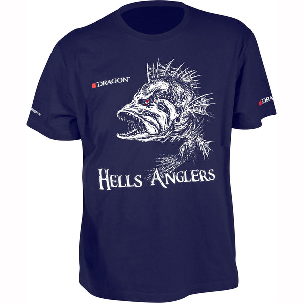 DRAGON Hells Anglers T-Shirt in Navy (Perch)