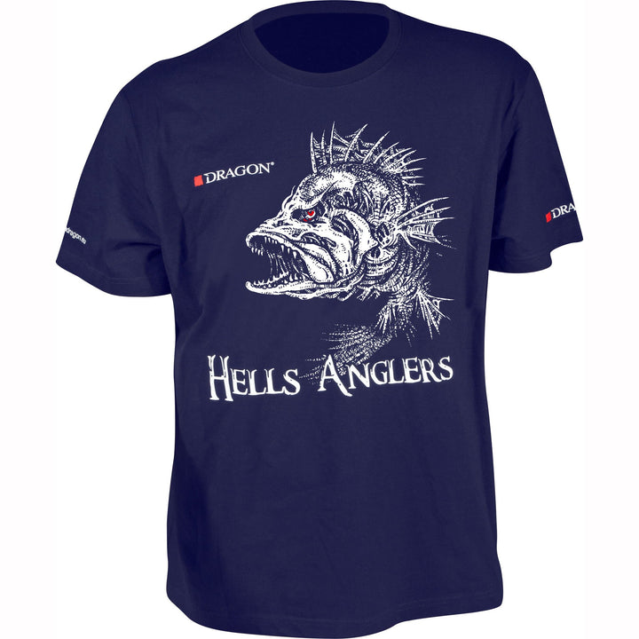DRAGON Hells Anglers T-Shirt in Navy (Perch)