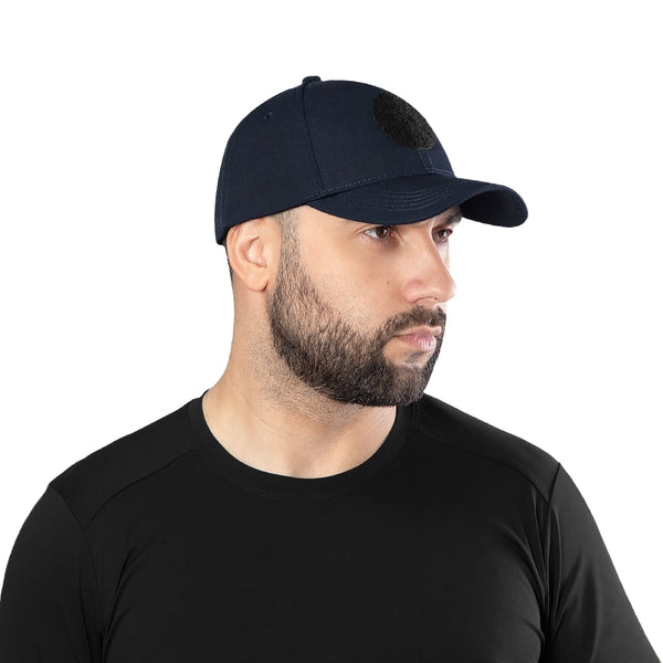Police RS Dark Blue Baseball Cap (80/20)