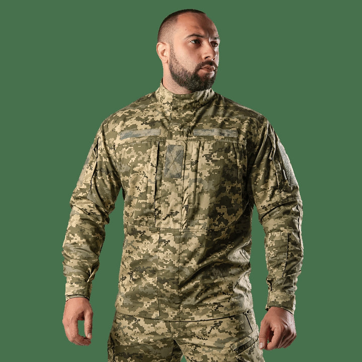 Blitz Twill Pixel Camouflage Combat Shirt