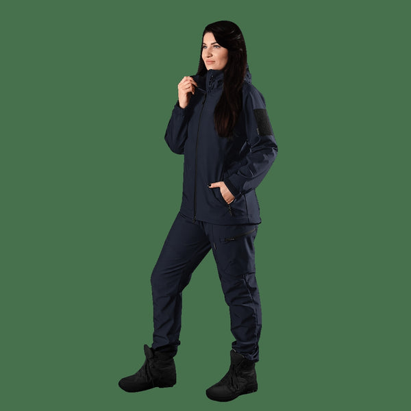 Pani SoftShell Jacket Set, Dark Blue