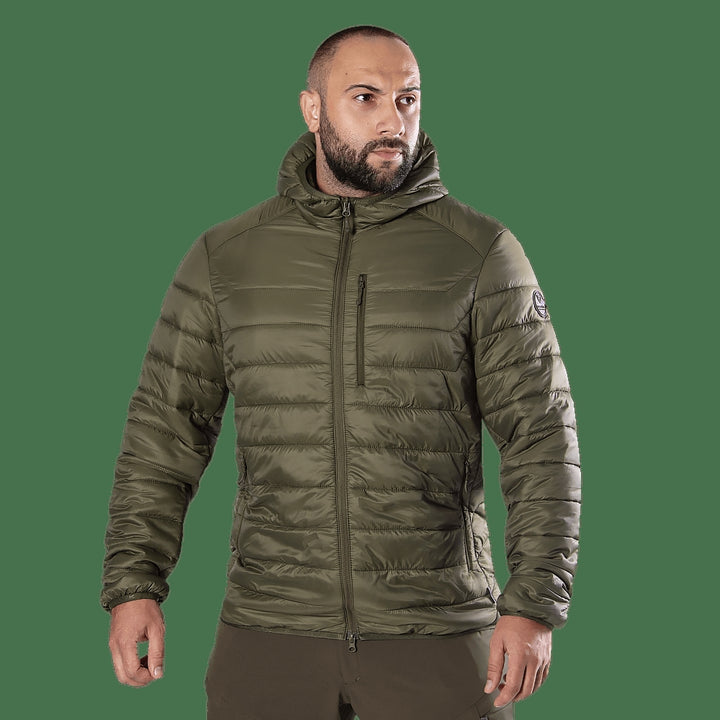 Storm Hood 2.0 Lightweight Down Jacket, Olive, Size S