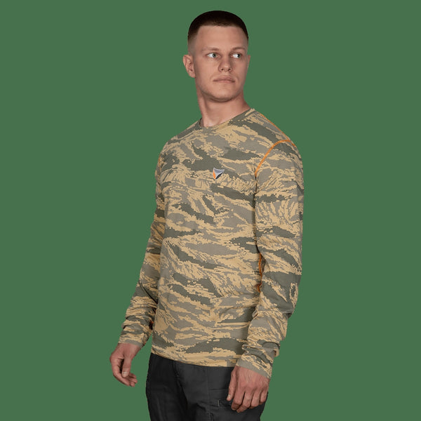 Basic 2.0 Cotton Long Sleeve Shirt in ABU Camo