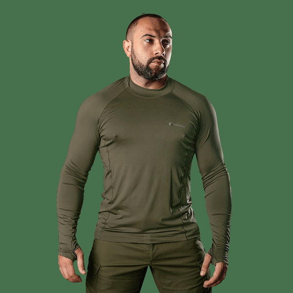 Thorax Pro CoolPass Long Sleeve Shirt, Olive Green