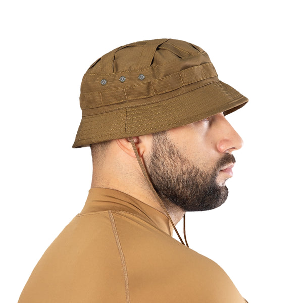 Combat Twill Coyote Panama Hat
