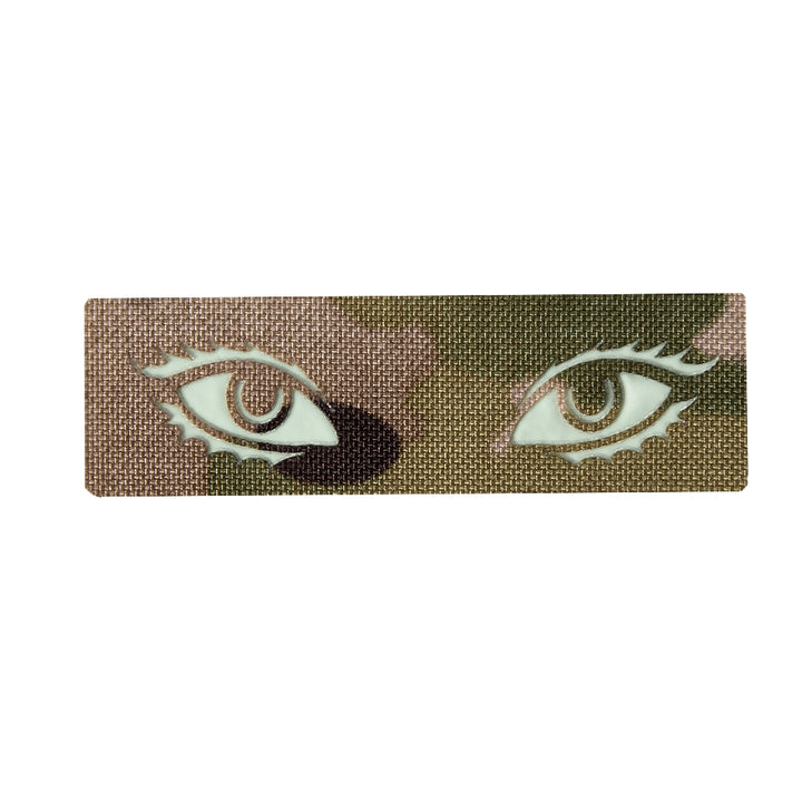 Camotec Eyes With Eyelashes Patch 2.5"x8" Multicam/Luminescent
