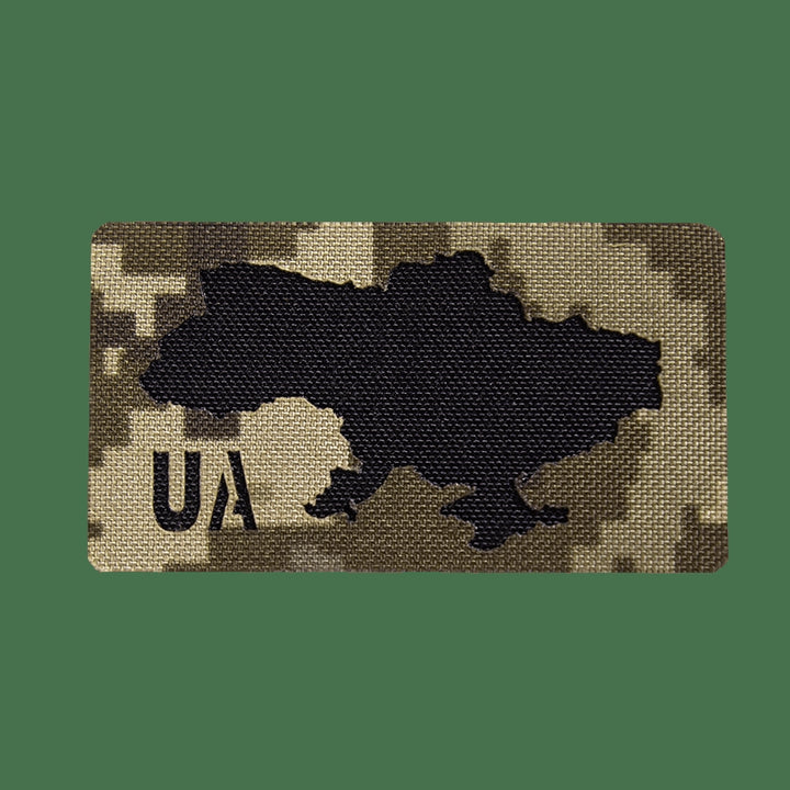 Camotec UA 4.5" x 8" Black Pixel Patch/Velcro