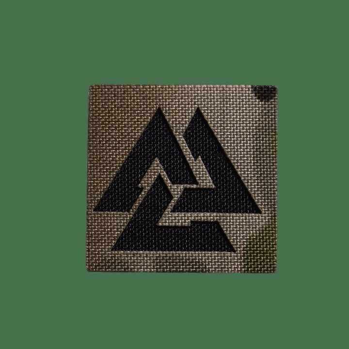 Camotec Valknut Patch/Velcro 4"x4" Multicam