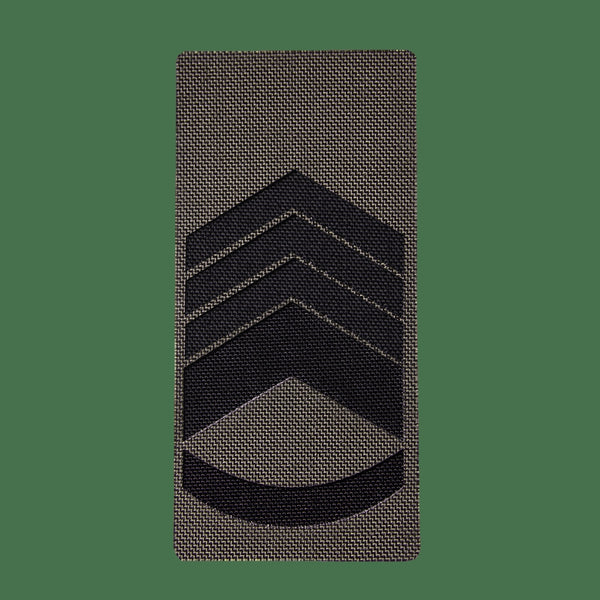 Camotec Sergeant Rank Insignia Patch, Olive Green, 5" x 10"