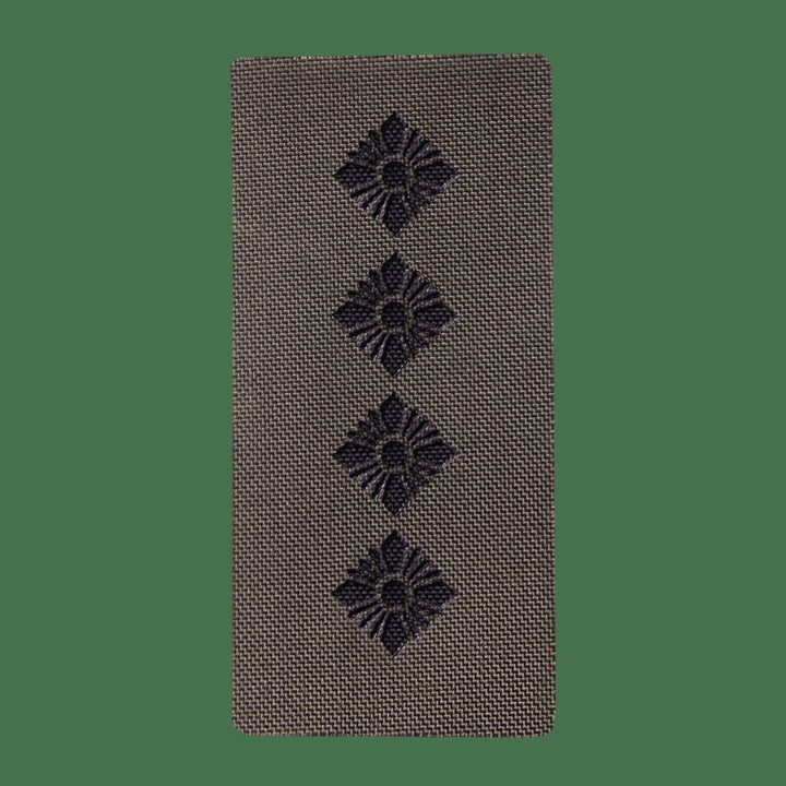 Camotec Captain Epaulet, Olive Green, 5" x 10"