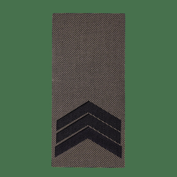 Camotec Sergeant Epaulet, Olive Green, 5" x 10"