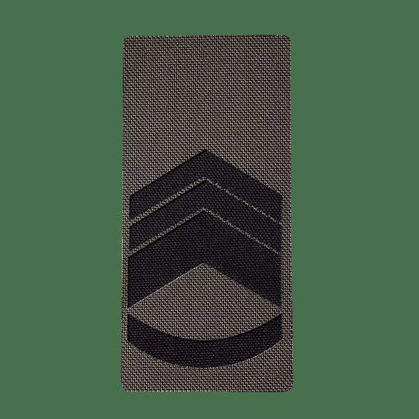 Camotec Senior Master Sergeant Epaulet, Olive, 5" x 10"