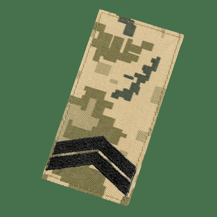 Ukrainian Armed Forces Junior Sergeant Patch, Pixel Camo