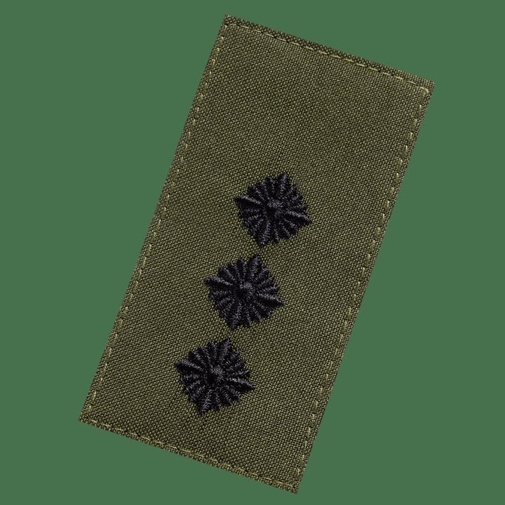 Ukrainian Armed Forces Major Rank Insignia Patch, Olive Drab