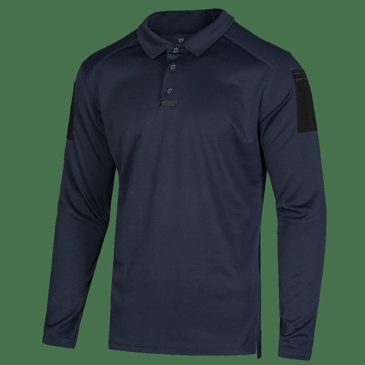 CG Patrol Long Sleeve CoolPass Antistatic Polo Shirt - Dark Blue