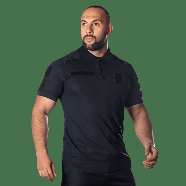 Paladin CoolPass Pique LT Polo Shirt, Dark Blue, Size S